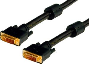 Câble DVI-D dual link, longueur 7,5 mètres conducteurs bi-métaux (cuivre argent)