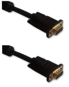Câble SVGA HD15 M/M 3 mètres avec Ferrite  15 pts connectés